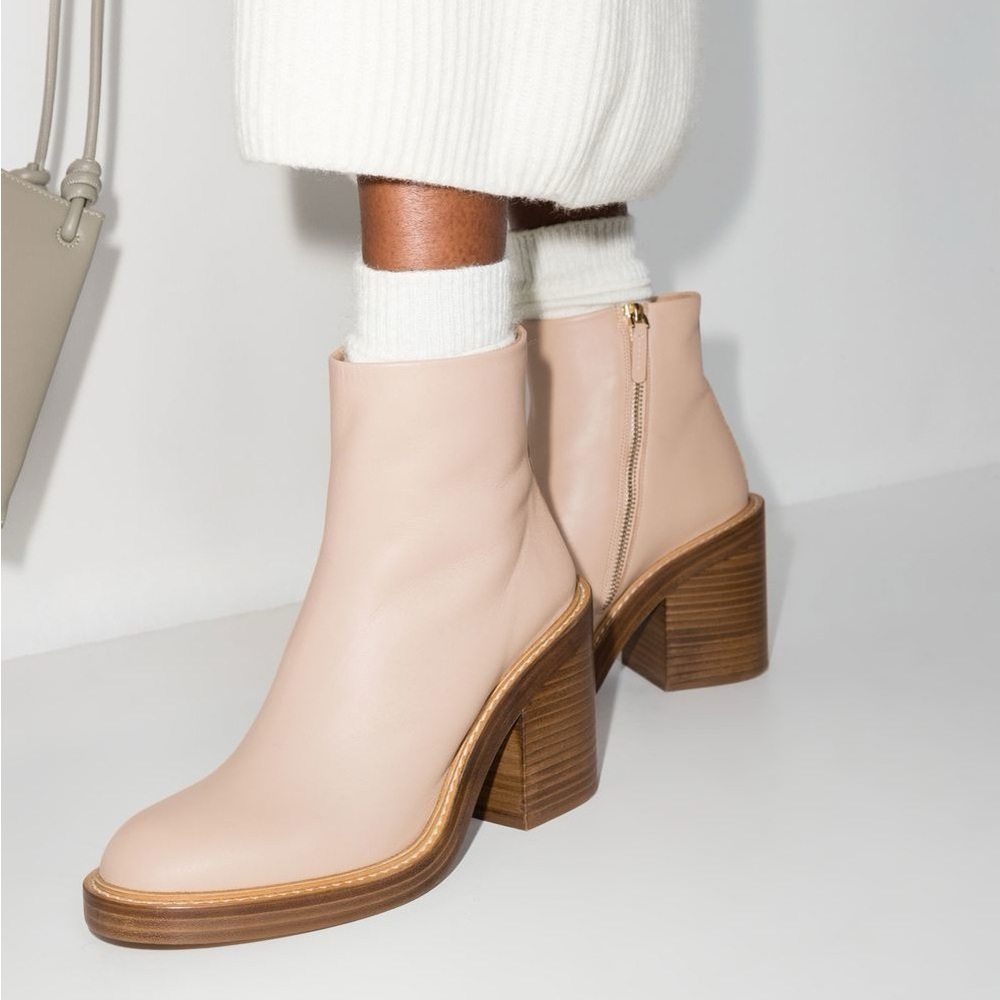 New Chloe May Leather Ankle Booties